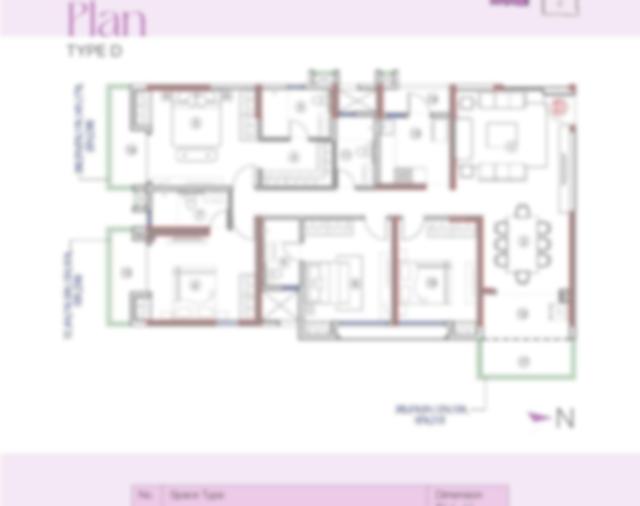 4 BHK floor plan (locked)