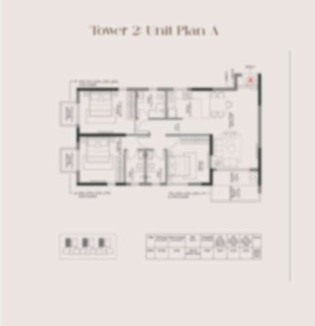 3 BHK floor plan (locked)
