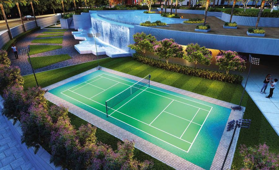 Badminton court