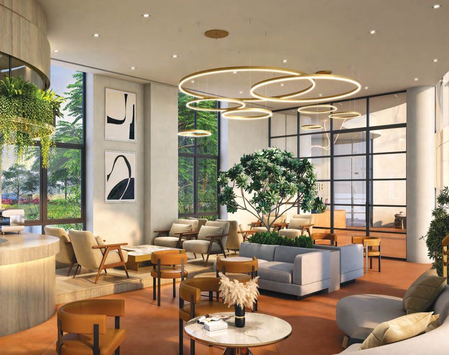 Cafeteria at business lounge