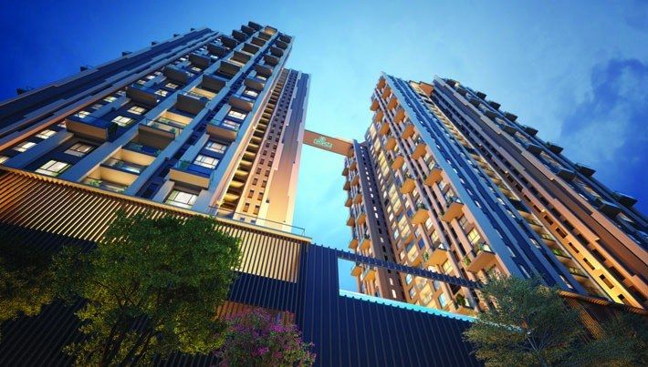 Cellesta Twin Towers, Lake Town – artist's impression
