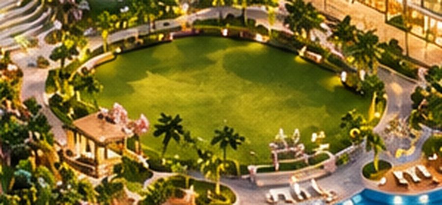 Landscaped podium & gardens