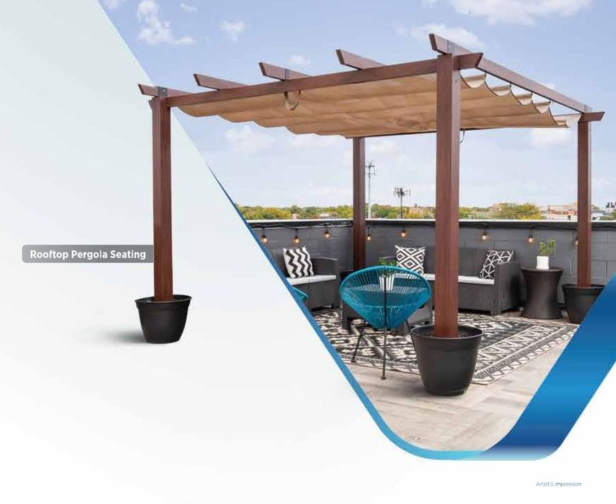 Pergola seating