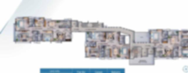 3 BHK floor plan (locked)