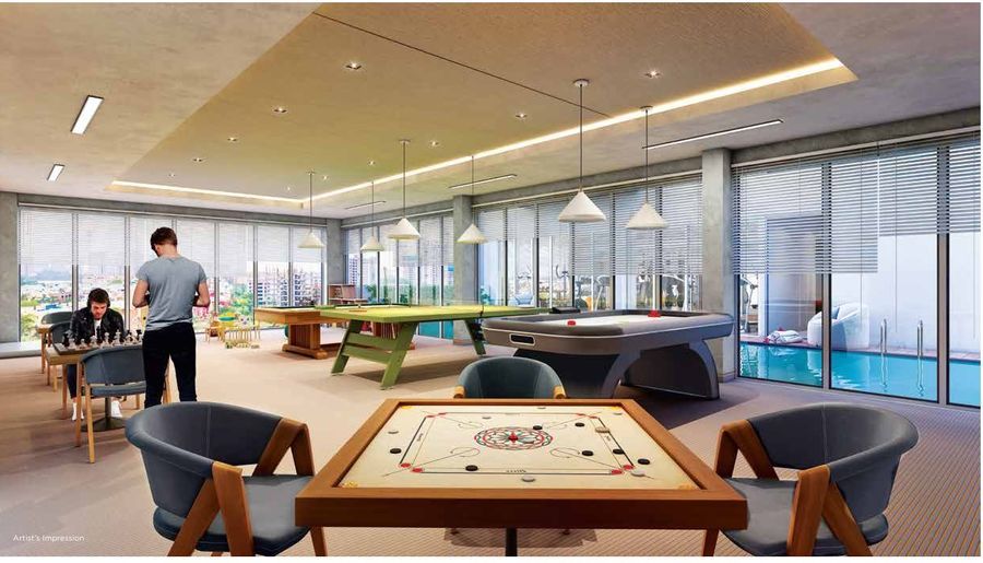 Indoor games room