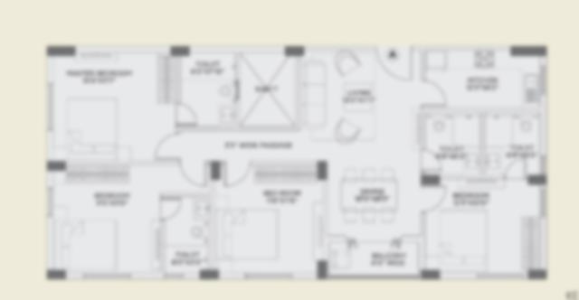 4 BHK floor plan (locked)