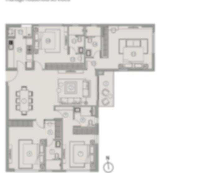 4 BHK floor plan (locked)