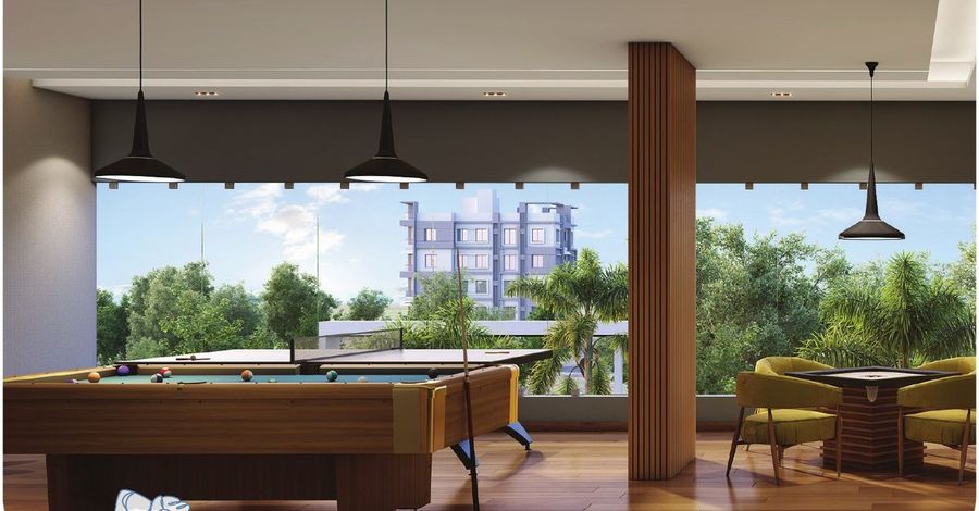 Indoor games room