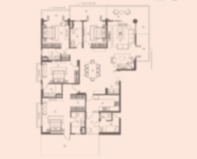 4 BHK floor plan (locked)